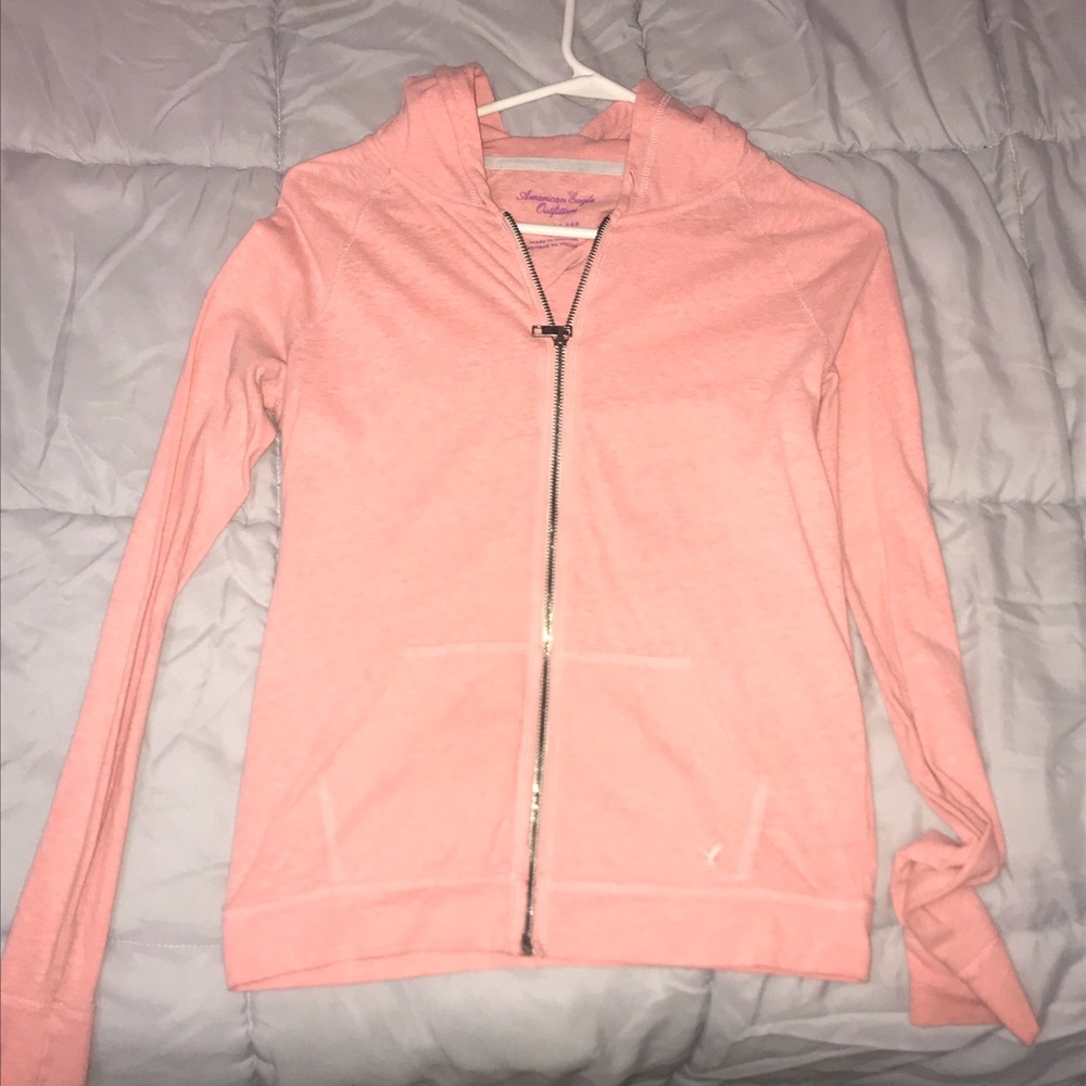 zip-up sweatshirt